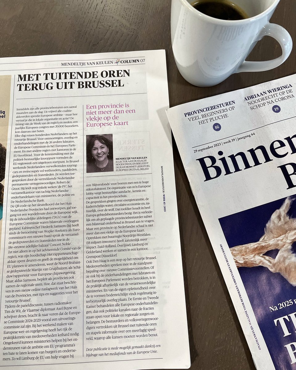 Uitvoeringskracht”. Of: “transitiecapaciteit”. Een nieuw buzzwoord in de 🇪🇺 Europese Unie. 

Dus: bij het bedenken van ambities 💭 nadenken over menskracht, tijd en organisatie 💪.

Mijn column in <a href="/BBnieuws/">Binnenlands Bestuur</a>⬇️