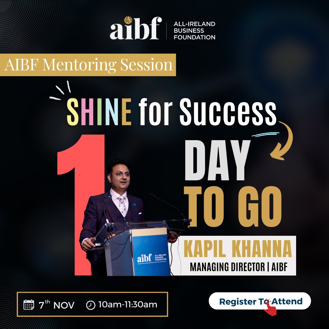 𝗪𝗵𝗮𝘁’𝘀 𝗬𝗼𝘂𝗿 𝗕𝗶𝗴𝗴𝗲𝘀𝘁 𝗠𝗮𝗿𝗸𝗲𝘁𝗶𝗻𝗴 𝗖𝗵𝗮𝗹𝗹𝗲𝗻𝗴𝗲 𝗥𝗶𝗴𝗵𝘁 𝗡𝗼𝘄?

Dive deep and pick 🧠 Kapil's Brain in tomorrow's Group Mentoring Session.

💡Join us for answers, insights, and actionable tips.

🖋 Book your spot now: learn.aibf.ie/marketing-nov23

#aibf