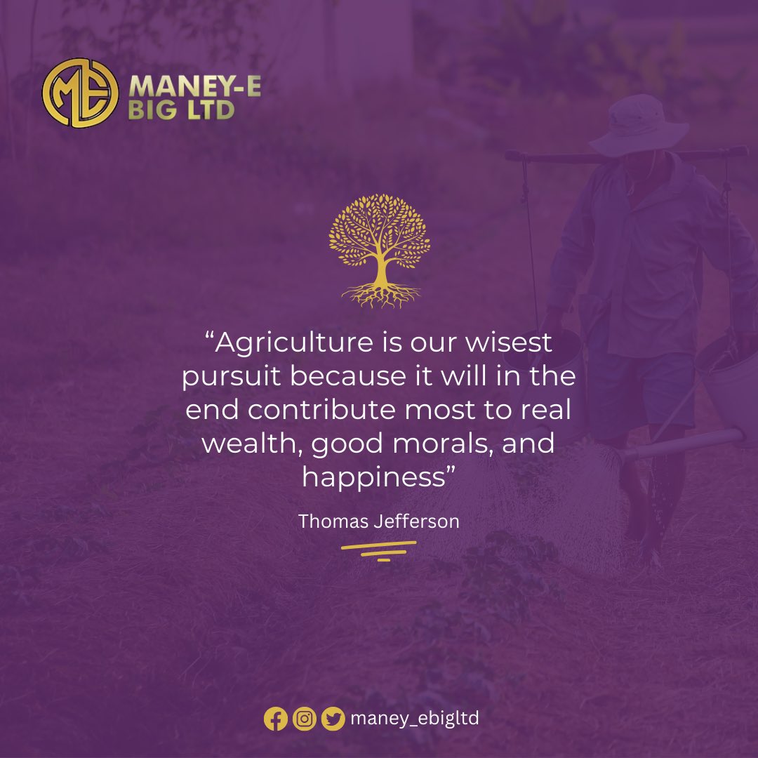 #mondaymotivation 
What we do at <a href="/maney_ebigltd/">Maney-E Big Limited</a> is one of the most prudent endeavors of mankind, as it ultimately holds the greatest potential to foster genuine prosperity, ethical values, and the overall well-being of Nigerians.