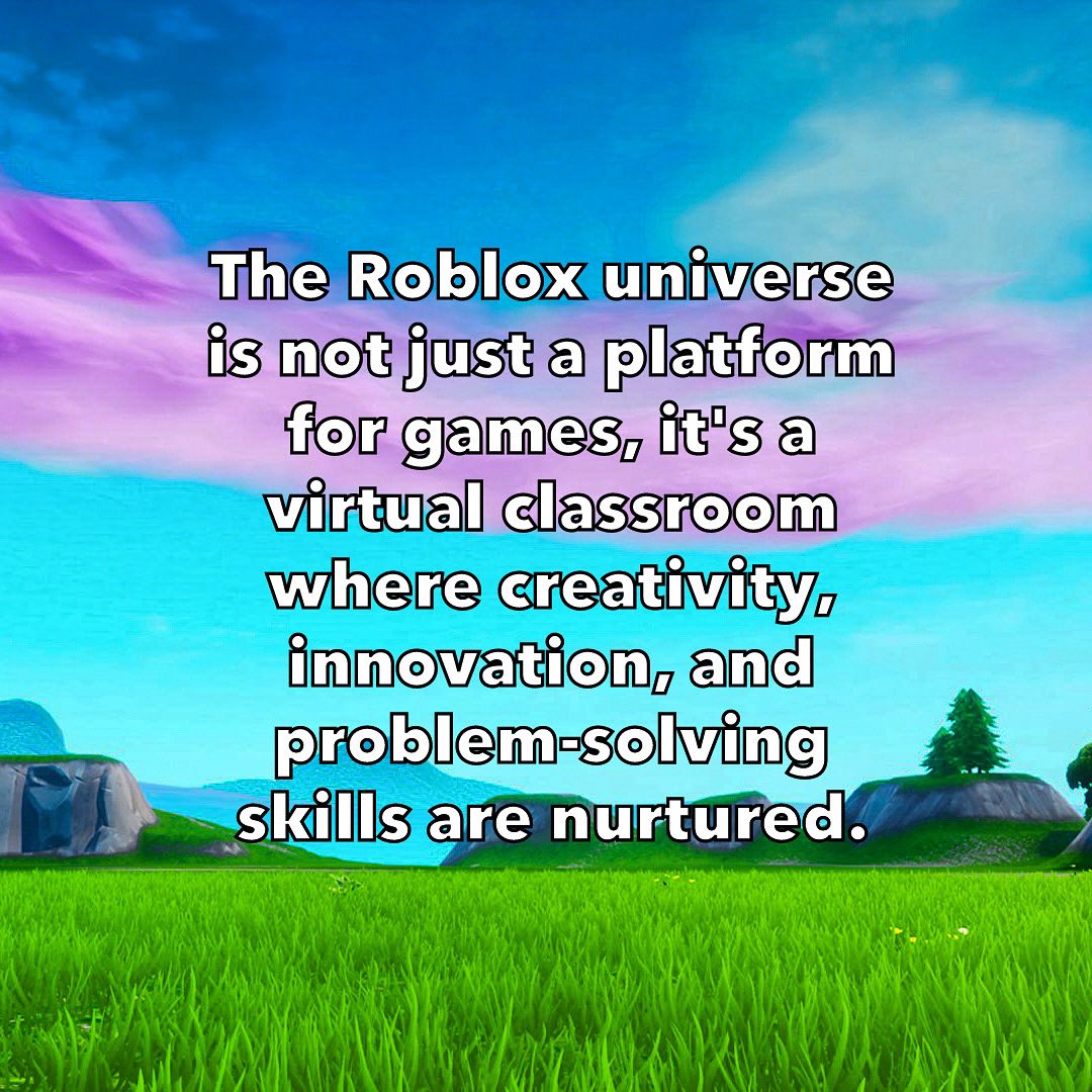 RockSteady2014's tweet image. The #RobloxUniverse, where creativity and imagination rule supreme! Perfect for budding game developers and players alike, explore endless virtual worlds created by a global community. In Roblox, the only limit is your imagination! #EdTech