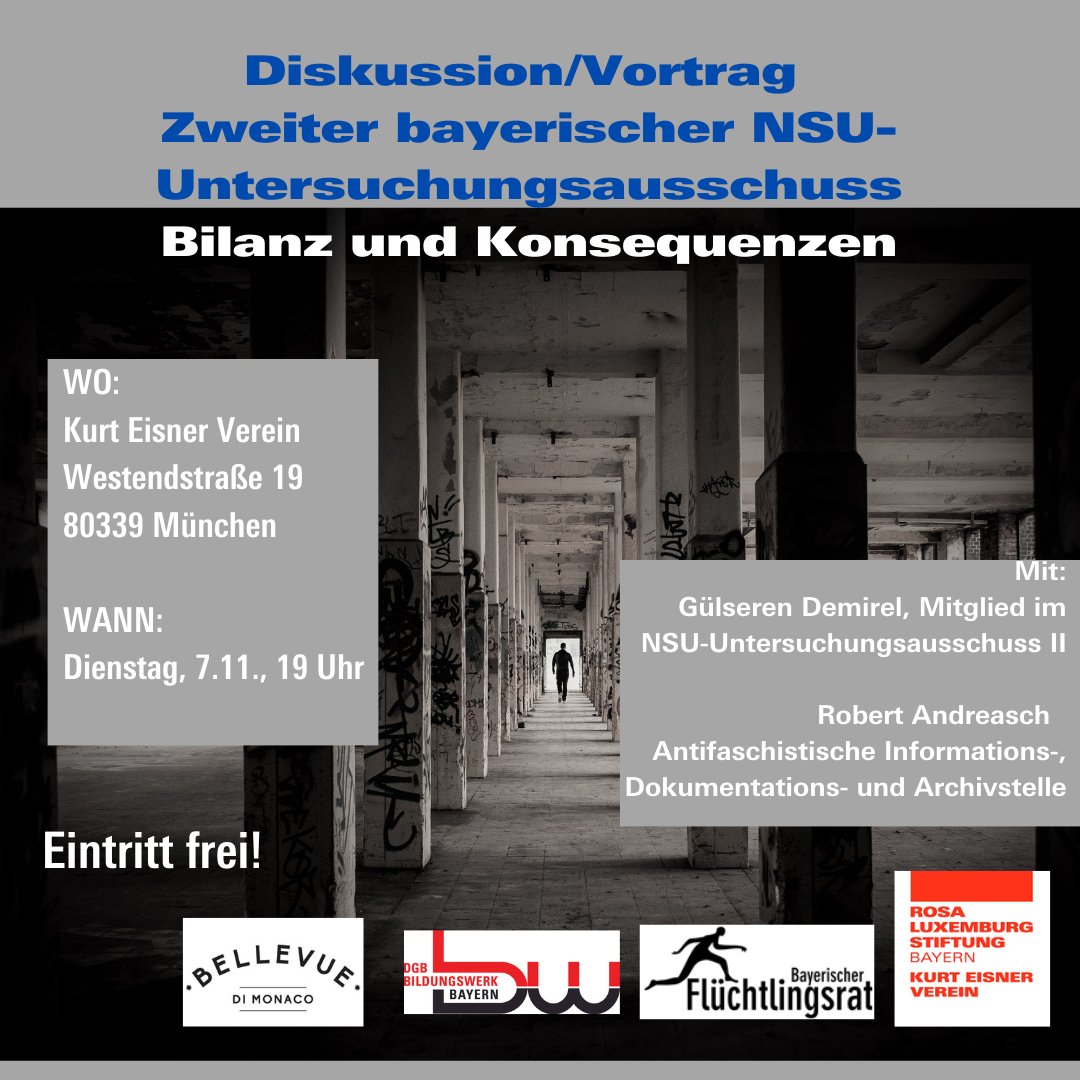Kurt-Eisner-Verein/Rosa-Luxemburg-Stiftung Bayern (@eisnerverein) on Twitter photo 