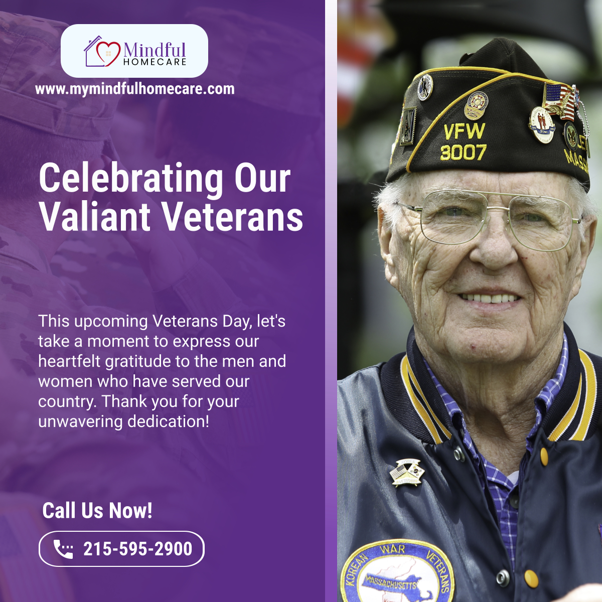 mindful_hc's tweet photo. Veterans Day affords us the opportunity to pay tribute to those who have selflessly served in the armed forces. They are the ones to whom we owe a great deal of the freedom that we and our loved ones savor.

#Homecare #DublinPA #VeteransDay #Freedom #PayTribute https://t.co/BNy1uOF1jS