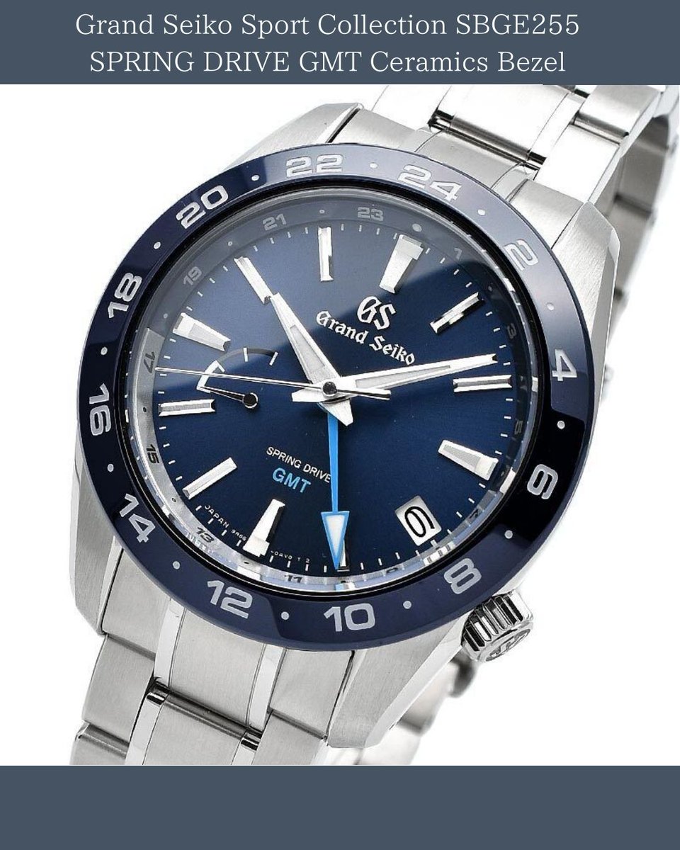 solidstorejapan's tweet image. 【Grand Seiko Sport Collection SBGE255 SPRING DRIVE GMT Ceramics Bezel】

#GrandSeiko #SportCollection #SBGE255 #SPRINGDRIVE #GMT #CeramicsBezel #9R66
#watches #wristwatch #watchaddict #luxurywatches #japanesewatch
#ebay #ebaystore #ebayseller #ebaywatches