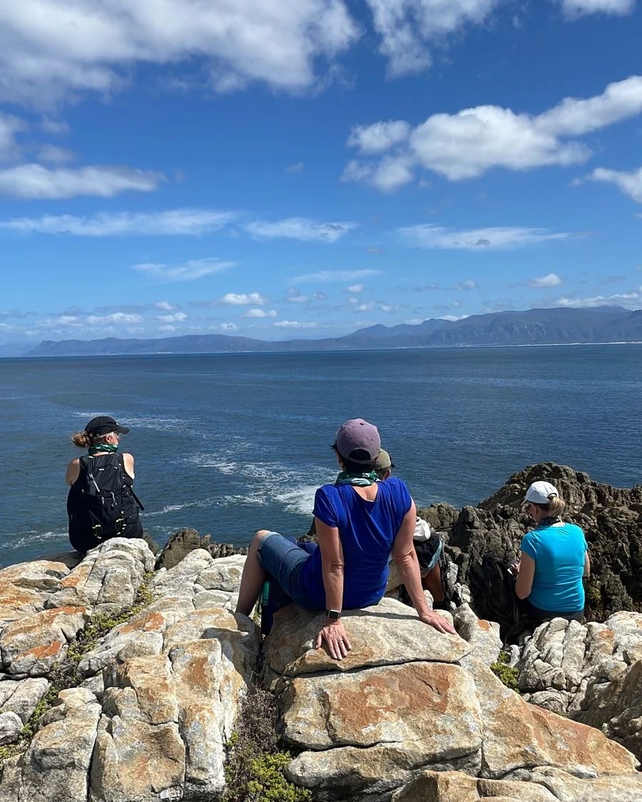Kusudi_la's tweet photo. A Southern Right Whale and a couple of seals are our morning view as our Perlemoen Trail adventure nears its end.

Who knew this adventure would offer so much cultural enrichment, exquisite beauty, and so many laughs...

#PurposefulAdventure #Adventure #perlemoentrail #whalecoast https://t.co/QbXhiQMdz9
