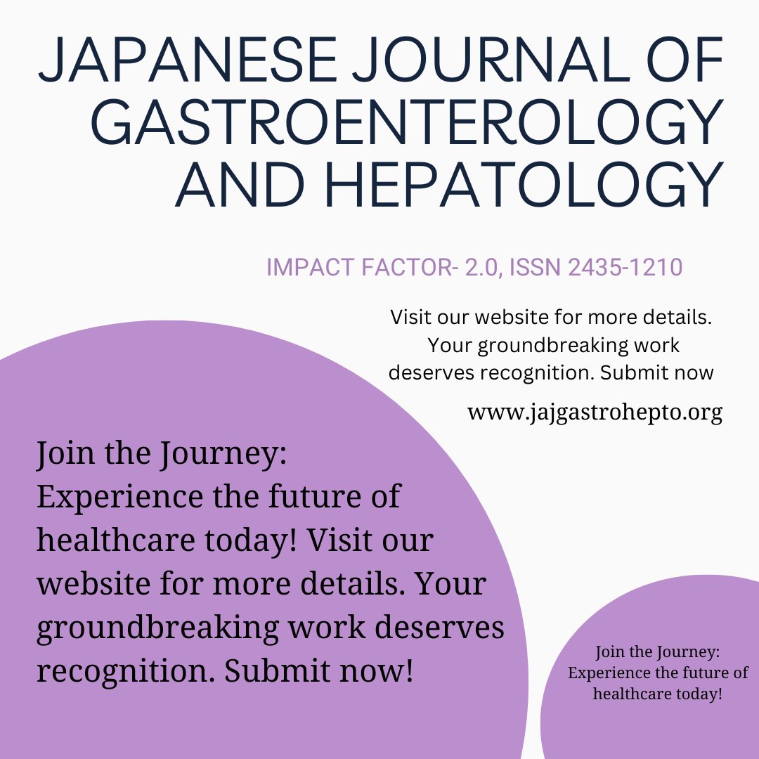 unitedprim33812's tweet photo. #jjgh #JapaneseJournalofGastroenterologyandHepatology #UnitedStates #OpenAccess #unitedprimepublications https://t.co/GQEBu2wk4j