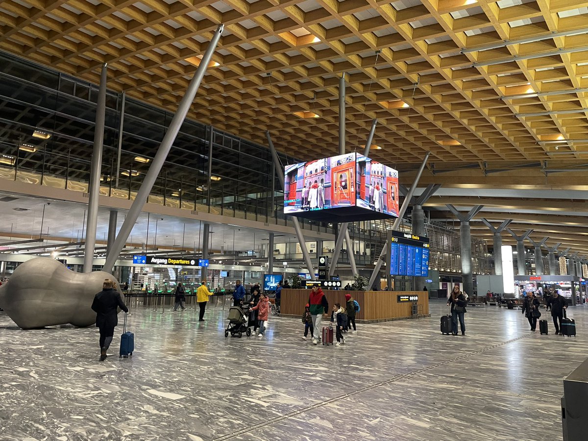LucieSamcova_EU's tweet photo. KEF-BRU journey ✈️ turned into a 26 hour odyssey with an unplanned night in Oslo.. Soon back on track, looking forward to this year’s #EUAmbassadorsConference ! https://t.co/oSFczyzoWm
