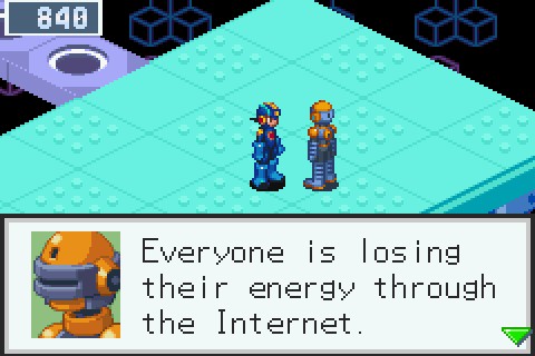 TheOtaking's tweet photo. Mega Man Battle Network 3 - Capcom - GBA - 2002 https://t.co/pJr8zMPTos