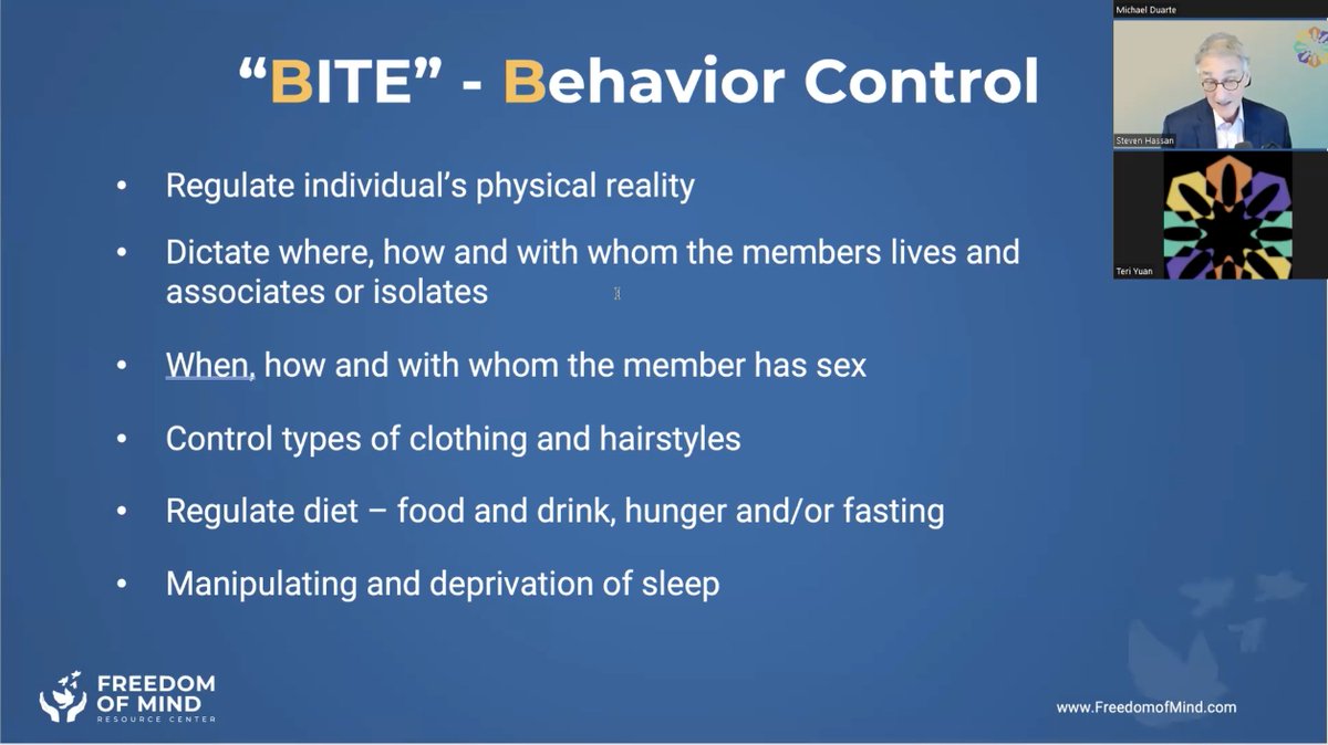 court_crisis's tweet photo. The "family court" system as a coercive cult. Do these forms of behaviour control sound familiar?

It's not necessary for all these elements to be in place for it to be a cult.

The BITE Model of Authoritarian Control: Undue Influence, Cults, and Recovery by @CultExpert https://t.co/QqYSuugceT