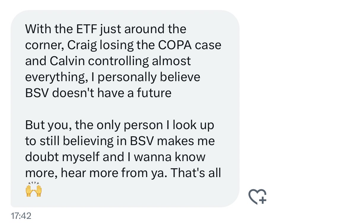 If you think Craig or Calvin controls anything or matters or you think I still believing matters you do not have the first clue about Bitcoin 

Every person matters. But Bitcoin does not rely on any person.