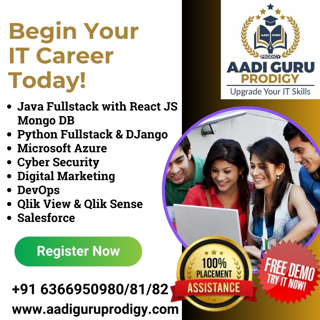 '🚀 'Unlock Your IT Potential with Aadiguru Prodigy's Comprehensive IT Courses' 🌐 

Discover a world of opportunity in IT with Aadiguru Prodigy!, a Wide range of courses to work all skill levels.📚🎯

Register Now: forms.gle/pVmSVc4PA2xaY8…