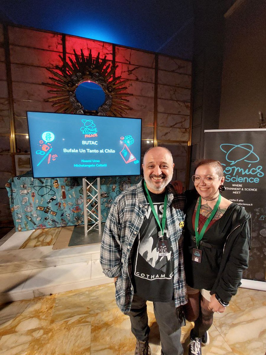 A Lucca Comics 2023 nella bellissima cornice di <a href="/ComicsScience/">Comics&Science</a> Palace! 👇

Grazie ancora ad <a href="/andreaplazzi/">Andrea Plazzi</a> e Jacopo Peretti Cucchi per l'invito e grazie a tutti gli amici che sono passati a trovarci💓