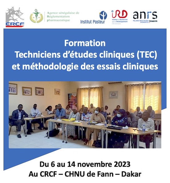 CRCF Dakar (@crcfdakar) on Twitter photo 6e promotion Formation Méthodologie de la recherche et Technicien d’Étude Clinique, organisée par CRCF soutien de <a href="/agenceANRS/">ANRS Maladies infectieuses émergentes</a> et Agence sénégalaise de Réglementation Pharmaceutique, avec M. Vray <a href="/institutpasteur/">Institut Pasteur, since 1887</a> G. Laborde-Balen <a href="/transvihmi/">TransVIHMI</a> <a href="/ird_fr/">IRD.fr</a> 6e promotion Formation Méthodologie de la recherche et Technicien d’Étude Clinique, organisée par CRCF soutien de <a href="/agenceANRS/">ANRS Maladies infectieuses émergentes</a> et Agence sénégalaise de Réglementation Pharmaceutique, avec M. Vray <a href="/institutpasteur/">Institut Pasteur, since 1887</a> G. Laborde-Balen <a href="/transvihmi/">TransVIHMI</a> <a href="/ird_fr/">IRD.fr</a>