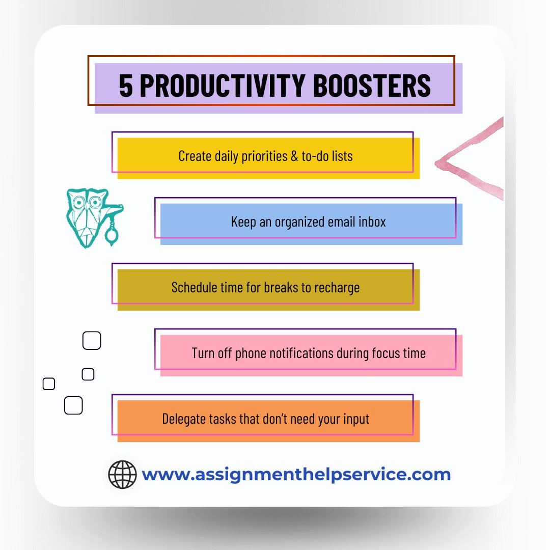 assignmentglobe's tweet image. A productive mindset is necessary to begin a productive day. Assignment Help Service is here with productivity Boosters to help you acquire your goals.
.
.
#assignmenthelpservice #productivity #productivityboosters #positivemindset #success #tipoftheday #monday #productivitytips