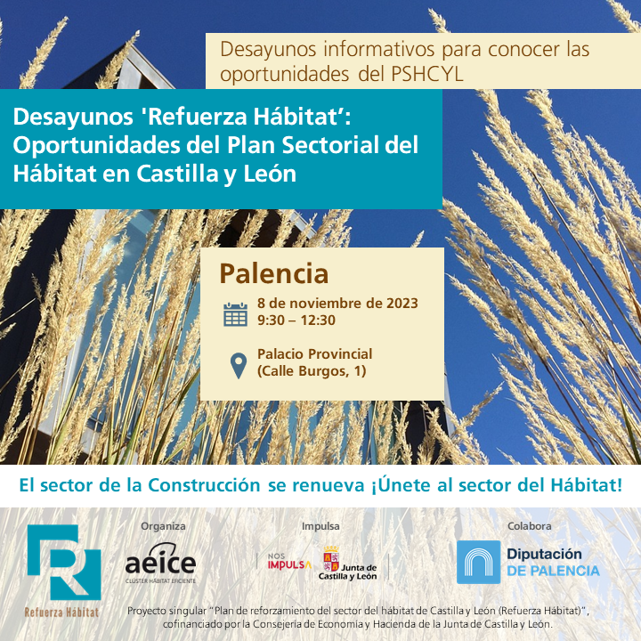 ClusterAeice's tweet photo. 📢 📢 ¡Os recordamos que este miércoles, 8 de noviembre, presentaremos en #Palencia el nuevo #PSHCYL!

Aprovecha la oportunidad y ven a conocer uno de los sectores estratégicos de Castilla y León, y los beneficios que puede aportar a tu empresa. https://t.co/nk88cQ6ZJ2