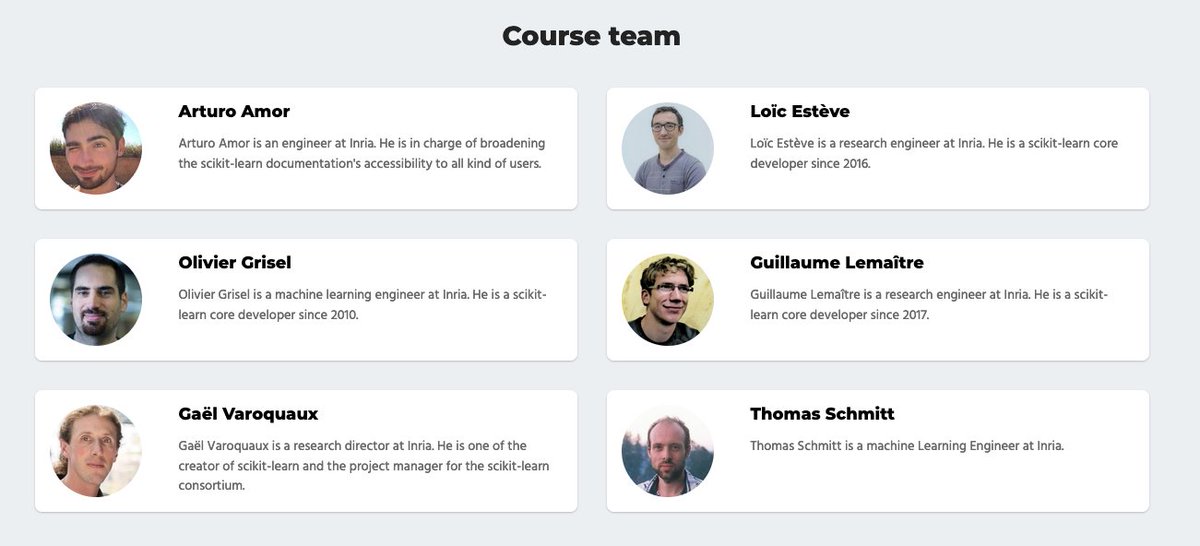 InriaLearnLab's tweet image. ⏰Just 2 more days to go until the launch of #ScikitLearnMooc! Join our online course on #MachineLearning and #DataScience, led by the developers of @scikit_learn.
👉Get ready to learn and register at @FunMooc: bit.ly/3fmUzZ0