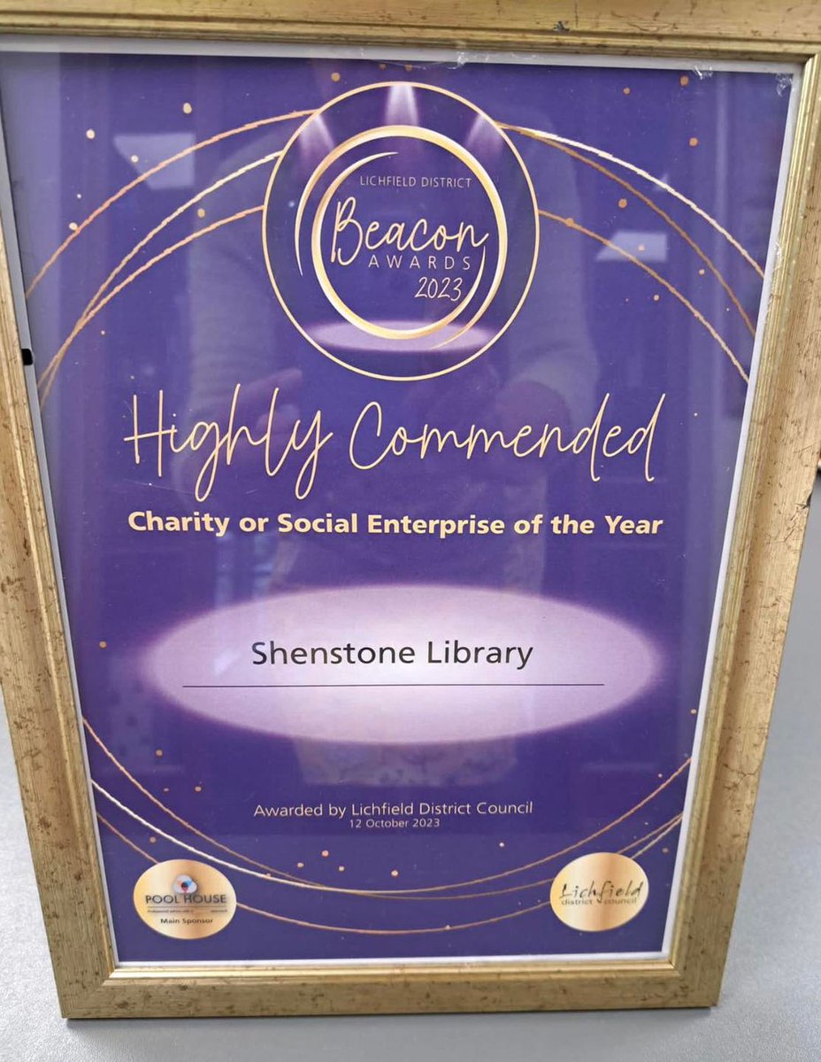 We were very proud to be awarded Highly Commended in the Charity or Social Enterprise of the Year category at the Beacon Awards 2023 🥹

#library #community