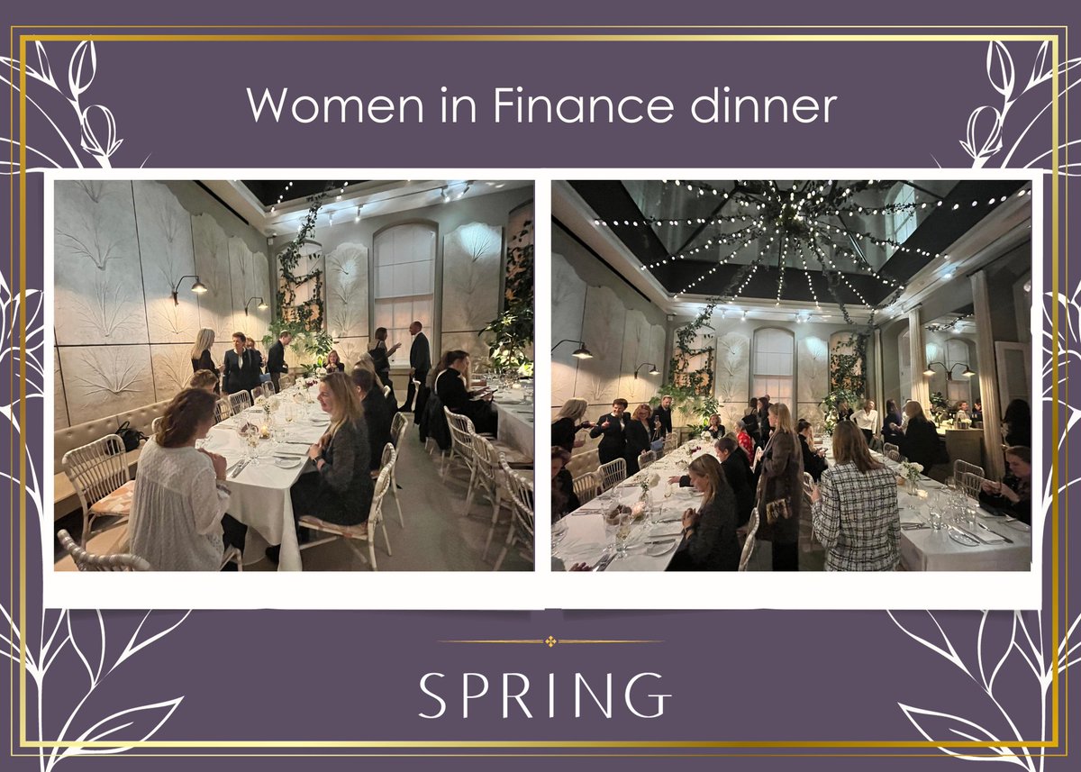 Last week, we hosted an inspiring Women in Finance event at Spring at Somerset House. It was an incredible gathering, with amazing women and allies focused on bridging the gender gap in the C-suite.

#WomenInFinance #EqualityInTheCSuite #LeadershipGap #GenderEquality