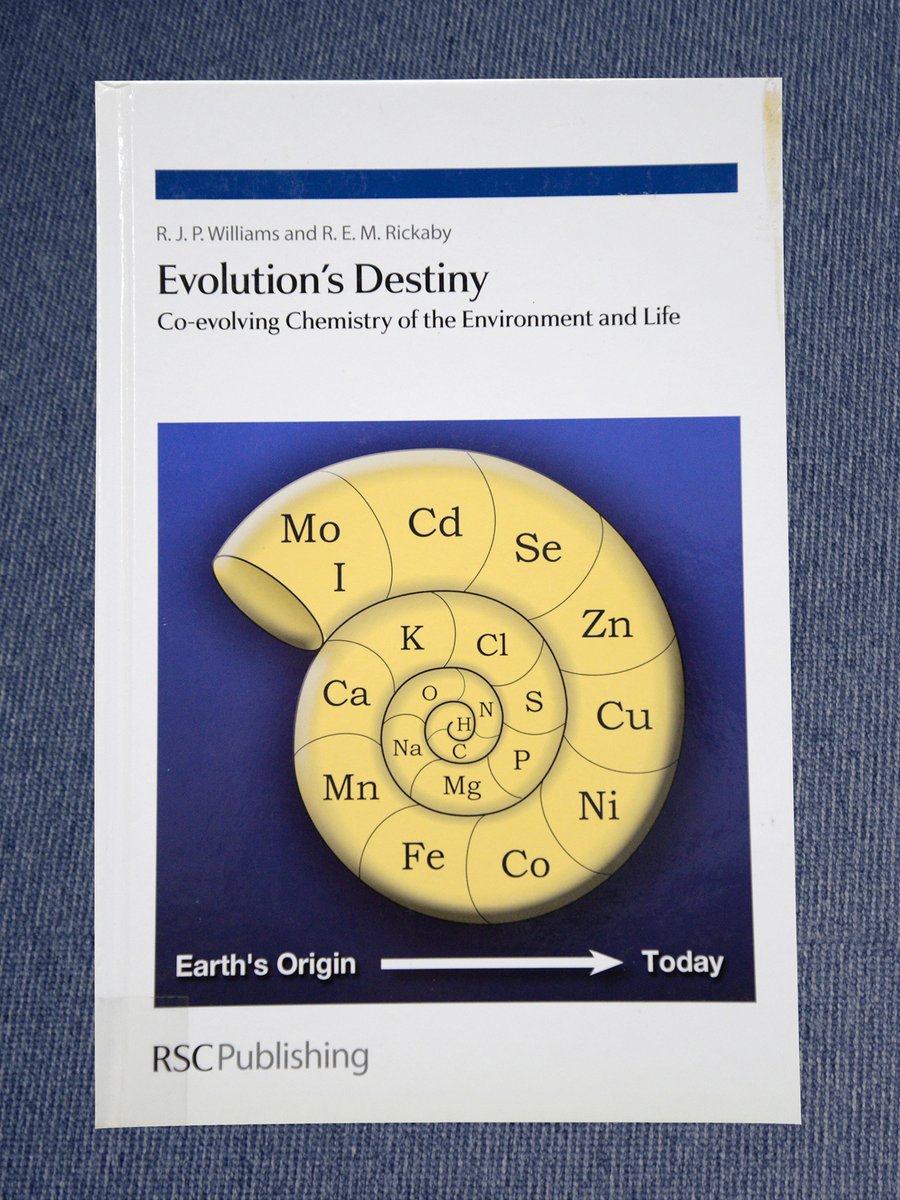 OxUniEarthSci's tweet photo. Next up for #LibraryFriday is a book by our very own Ros Rickaby, Chair of Geology, titled Evolution's Destiny: Co-Evolving Chemistry of the Environment and Life! https://t.co/5pQ3d00VYu
