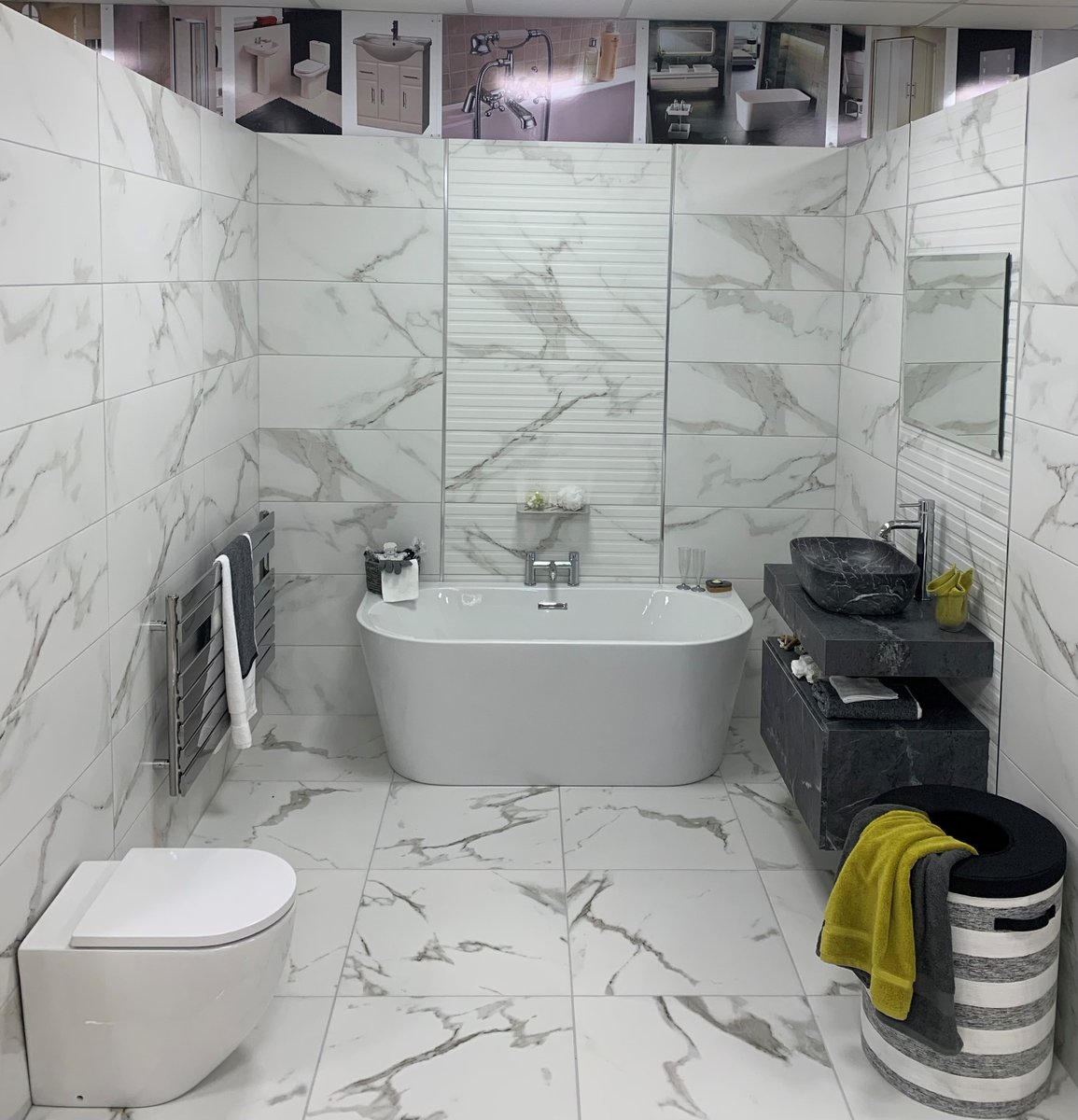 lilybainbath's tweet photo. The key to a successful tiling project is preparation. The LevTec tile levelling system creates a flawless finish eliminating tile 'lippage'. The before and after shots show what can be achieved. #LevTec #leveltiles #showroombay #bathrooms #tiles #lilybain https://t.co/IYRQQle2XQ