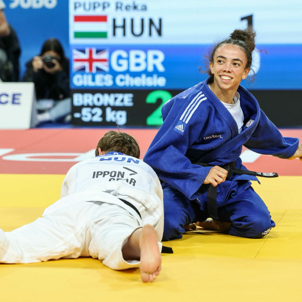 🥉 European BRONZE for Chelsie Giles! A third major medal since Tokyo and a perfect start to the run-in to @Paris2024 👌