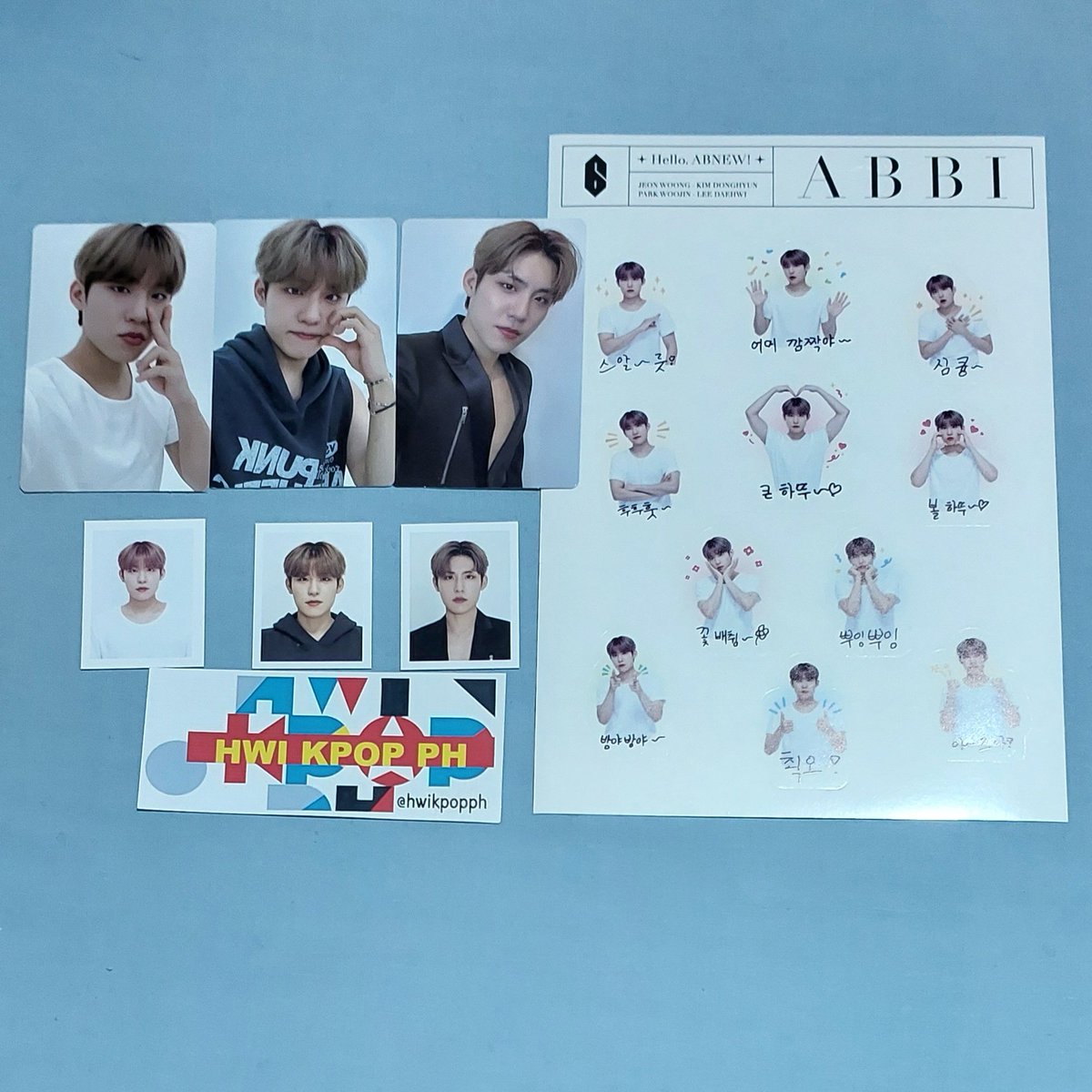 WTS 🇵🇭
AB6IX Fan Kit (Individual Sets)
ONHAND. P350

Park Woojin

ph wtb lfs lfb #donghyun #woong #woojin #daehwi #ab6ix