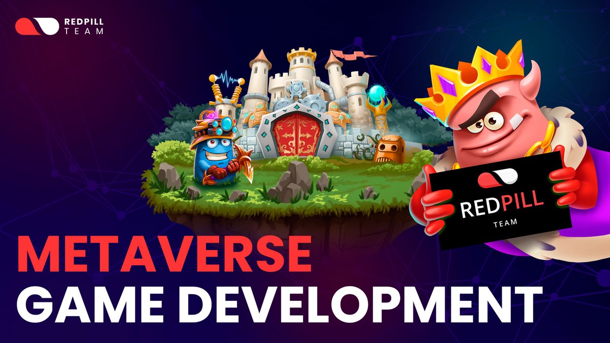 🤝 Metaverse tech enables enterprises to create immersive experiences, boost business performance

With a trusted partner, seize the rising Metaverse Game Dev trend😎

⚙️ Discover how #RedPill aids clients in the #Metaverse Gaming market

🔗 redpilldev.tech/services/metav…

#gamedev
