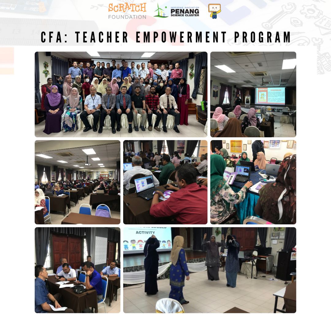 pscpenang's tweet image. Empowering Kedah's Teachers Through Code!
Penang Science Cluster, in partnership with the Kedah State Education Department, has proudly concluded an incredible month-long journey of "Coding for All (CFA): Teacher Empowerment" in style!
#pscpen #CodingForAll #TeacherEmpowerment