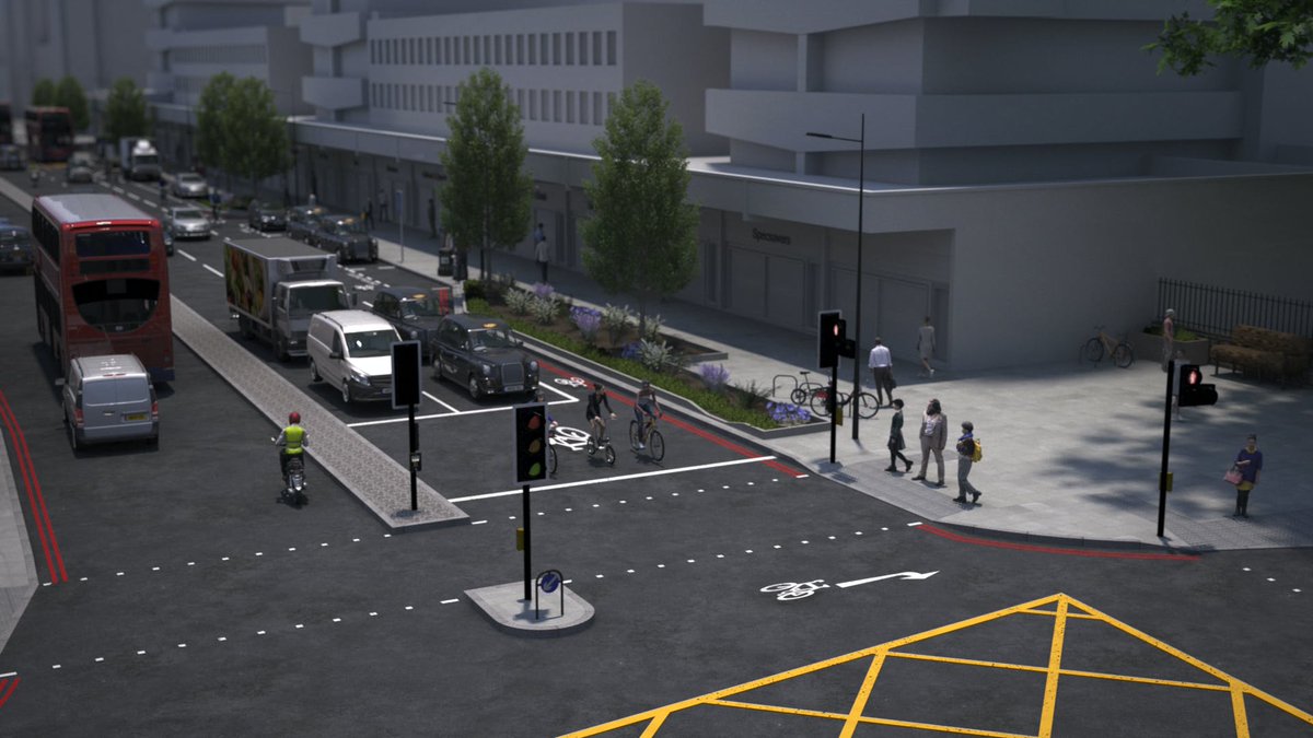 No one feels safe at junctions like this. That's why we have teamed up with @TfL @willnorman to improve the junction of Edgware Road with Sussex Gardens and Old Marylebone Road. You can have your say until 18 December. 🚶‍♀️🚲 #VisionZeroLDN bit.ly/3tW9J1U