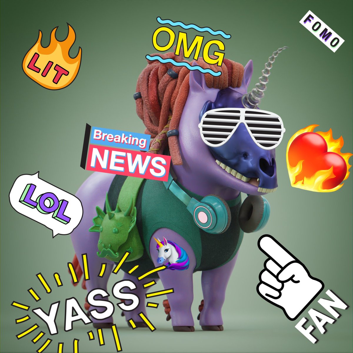 Skullish Unicorns Valley tweet media