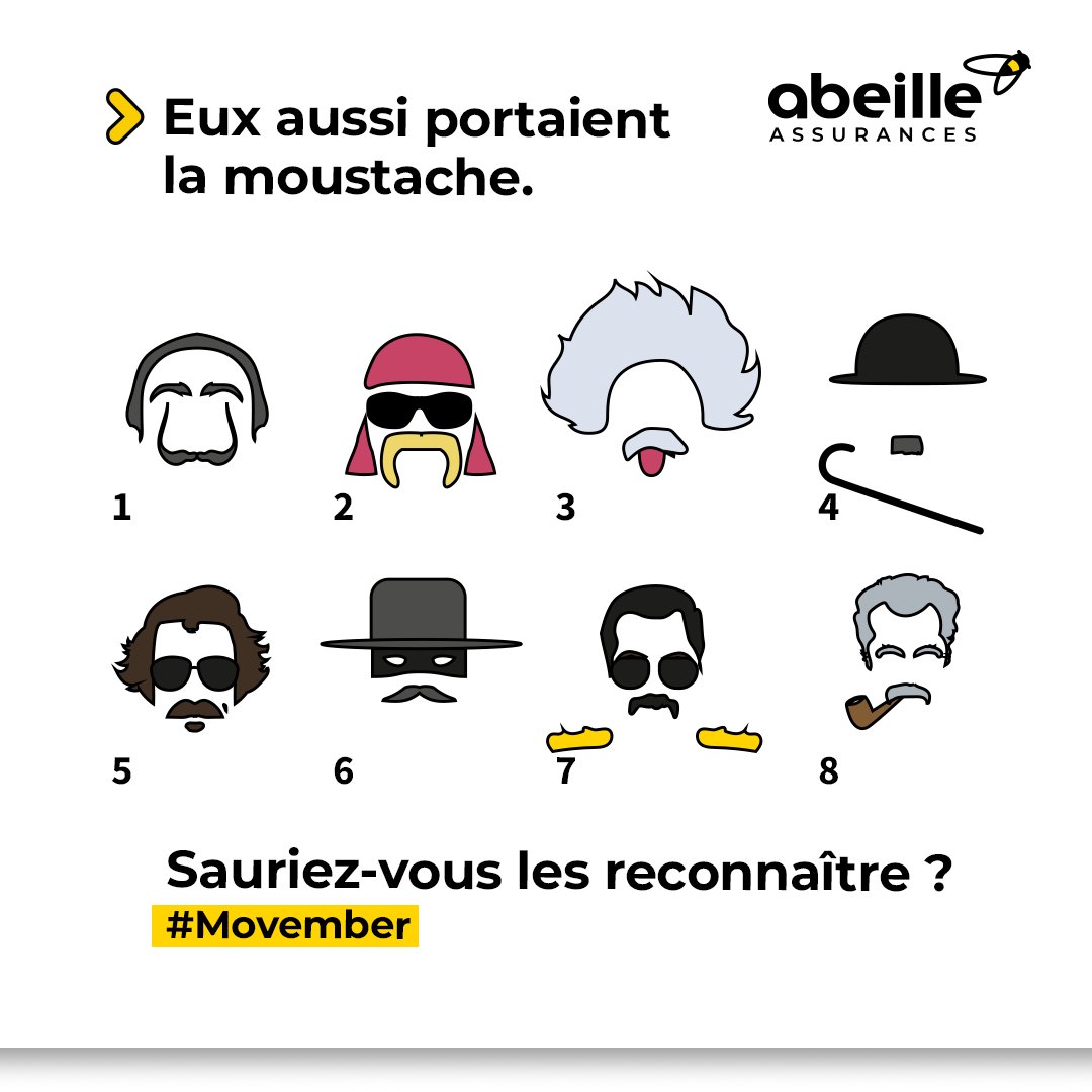 btigron's tweet photo. 🔵 [Prévention santé] Hâte de voir vos réponses en commentaires 😉 Si elles avaient connu Movember, ces célébrités moustachues auraient fait un carton. Plus d'infos sur #Movember 👉 https://t.co/CgwR8SbH3Q https://t.co/L2E7L2fZea