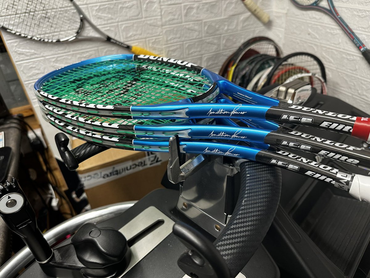 The String Doctor (@stringdoctor79) on Twitter photo Sometimes you get 1 of these rackets in for a restring. Sometimes you get 3. The rare, expensive and widely regarded as one of the most playable rackets in recent history... the <a href="/DunlopSquash/">Dunlop Squash</a> JP ICE Elite Sometimes you get 1 of these rackets in for a restring. Sometimes you get 3. The rare, expensive and widely regarded as one of the most playable rackets in recent history... the <a href="/DunlopSquash/">Dunlop Squash</a> JP ICE Elite