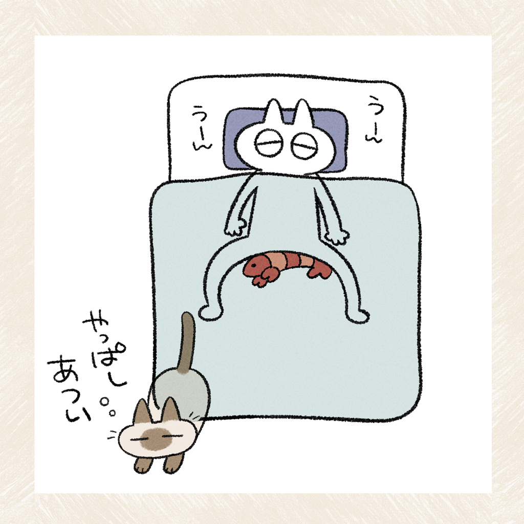 毎晩うなされる #シャム猫あずきさんは世界の中心 