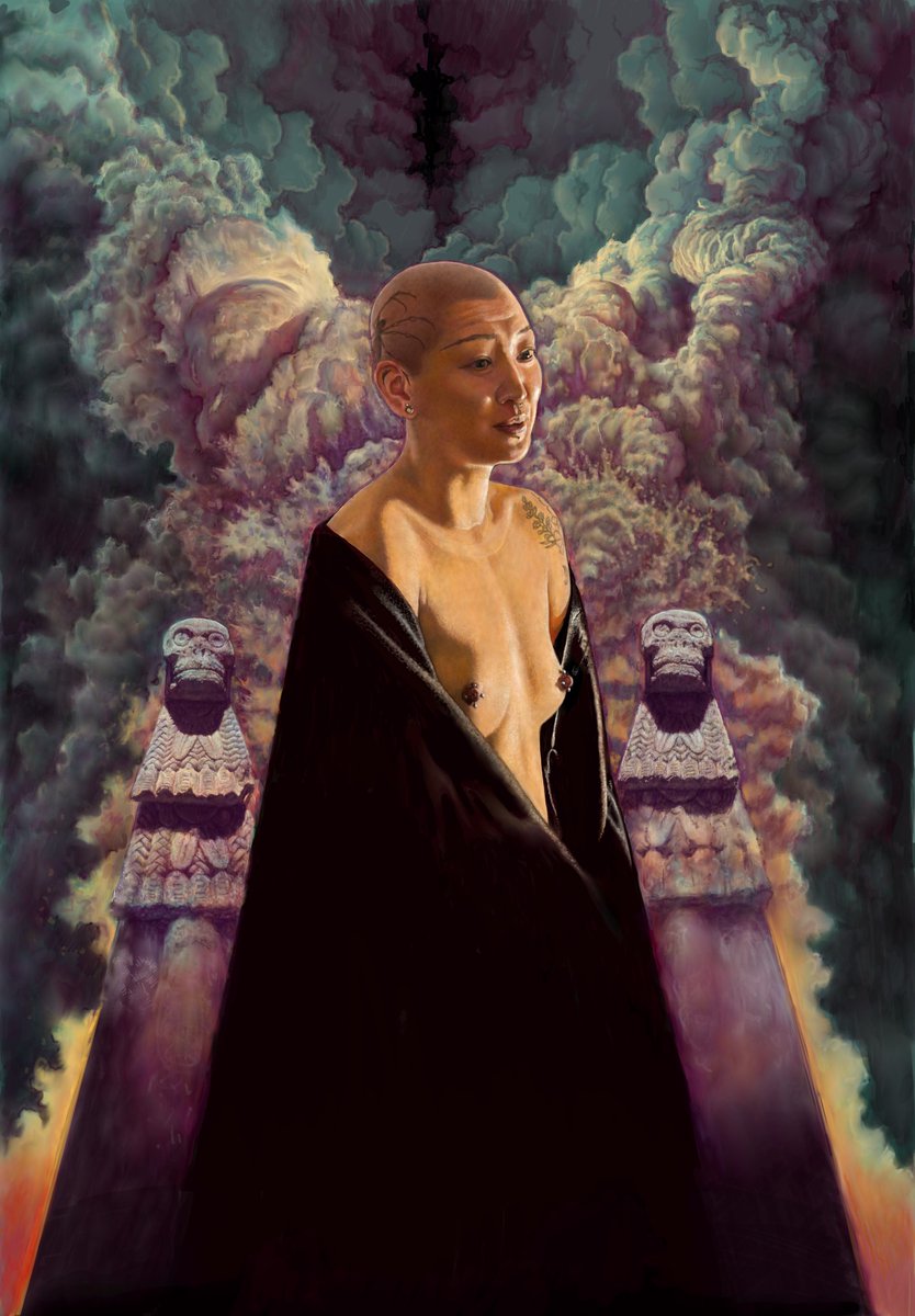 Davidfigureart's tweet photo. "The Nephilim Ritual"

I might tweak this later, but I'm done screwing with it for now.  DM me if you'd like to pose or purchase a poster or print.

@SavageComics https://t.co/NpoI3xOVLF