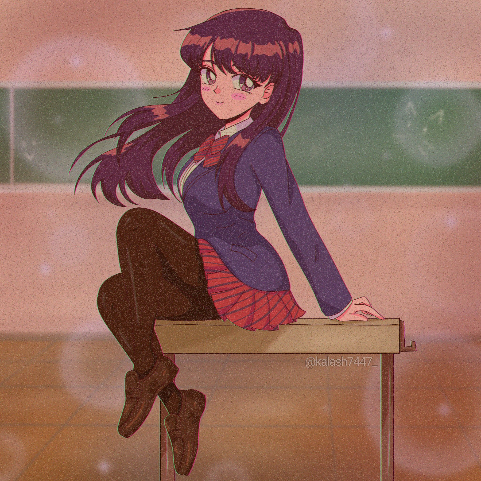 【toshi komi】 Hiki Komorebi [Komi Can't Communicate Ch. 410 Manga Coloring