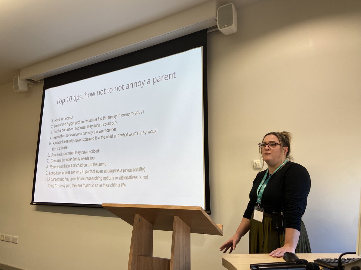 KathyPritchard-Jones (@kpj202) on Twitter photo Brilliant and thought-provoking introductory talk from the parent’s perspective by Angela Polanco <a href="/Wilmsuk/">Wilms link group</a> speaking at the @CCLG_UK Renal Tumours in childhood course. Key messages for healthcare professionals in speaking with children and parents Brilliant and thought-provoking introductory talk from the parent’s perspective by Angela Polanco <a href="/Wilmsuk/">Wilms link group</a> speaking at the @CCLG_UK Renal Tumours in childhood course. Key messages for healthcare professionals in speaking with children and parents