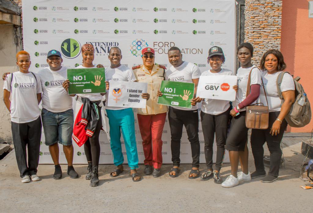 xtendedhandsFDN's tweet photo. The eradication of sexual and gender-based violence (SGBV) hinges on raising awareness within our communities. Thanks to the support of the Ford Foundation, the Extended Hands Foundation has recently expanded its outreach to local schools and neighborhoods in Lagos State. https://t.co/bdKNWTW4WN