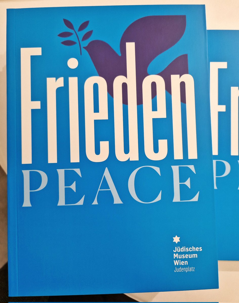 Under the patronage of the Austrian President @vanderbellen, the @jewishmuseumVIE is opening today it's latest exhibition, entitled 'Frieden/Peace'. Talk about timely!