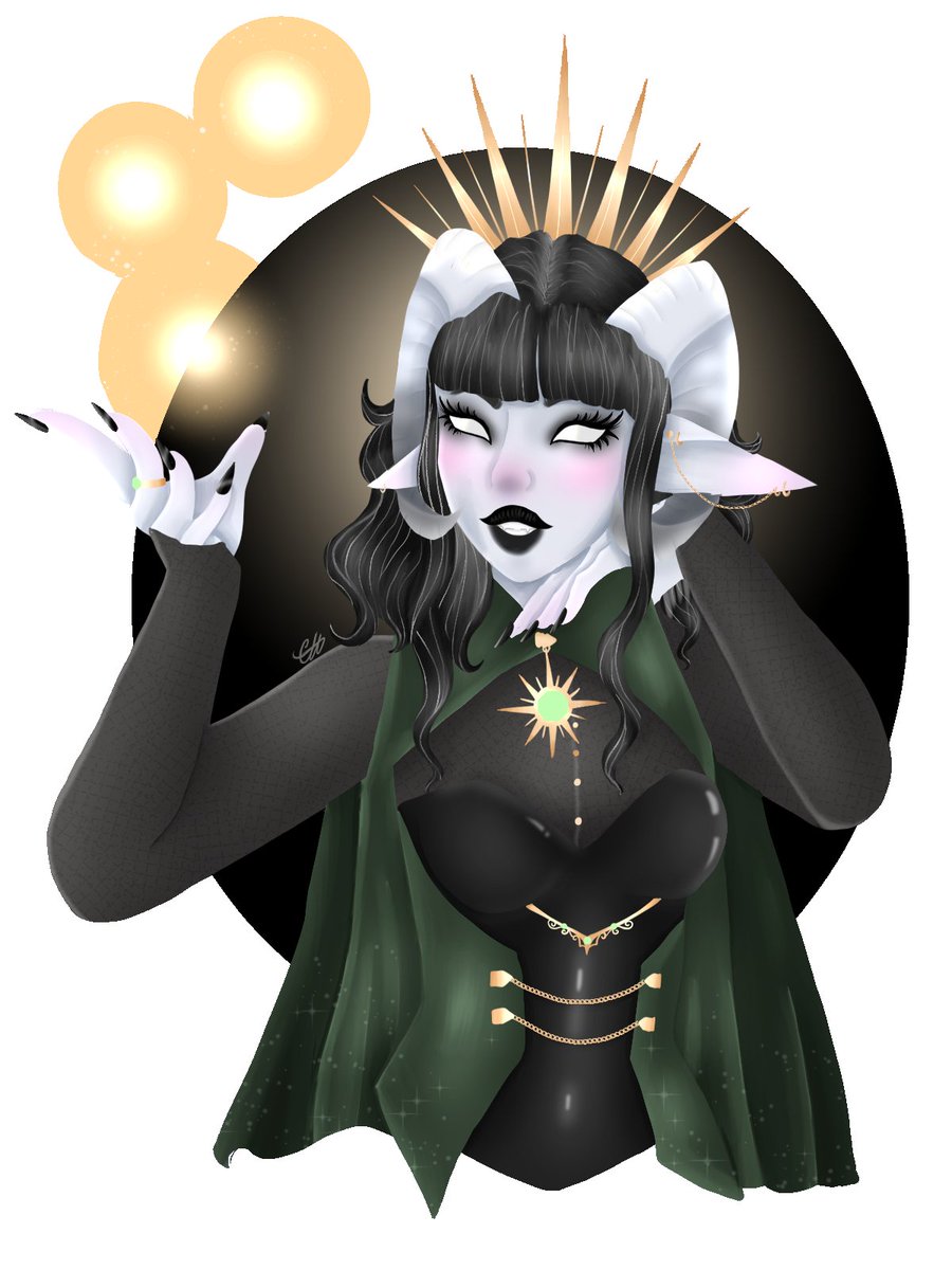 TheAstralBea's tweet photo. @MissAmethysa Ennui, my shadow sorcerer and Rania, grave cleric!!! https://t.co/1klSthIgT2
