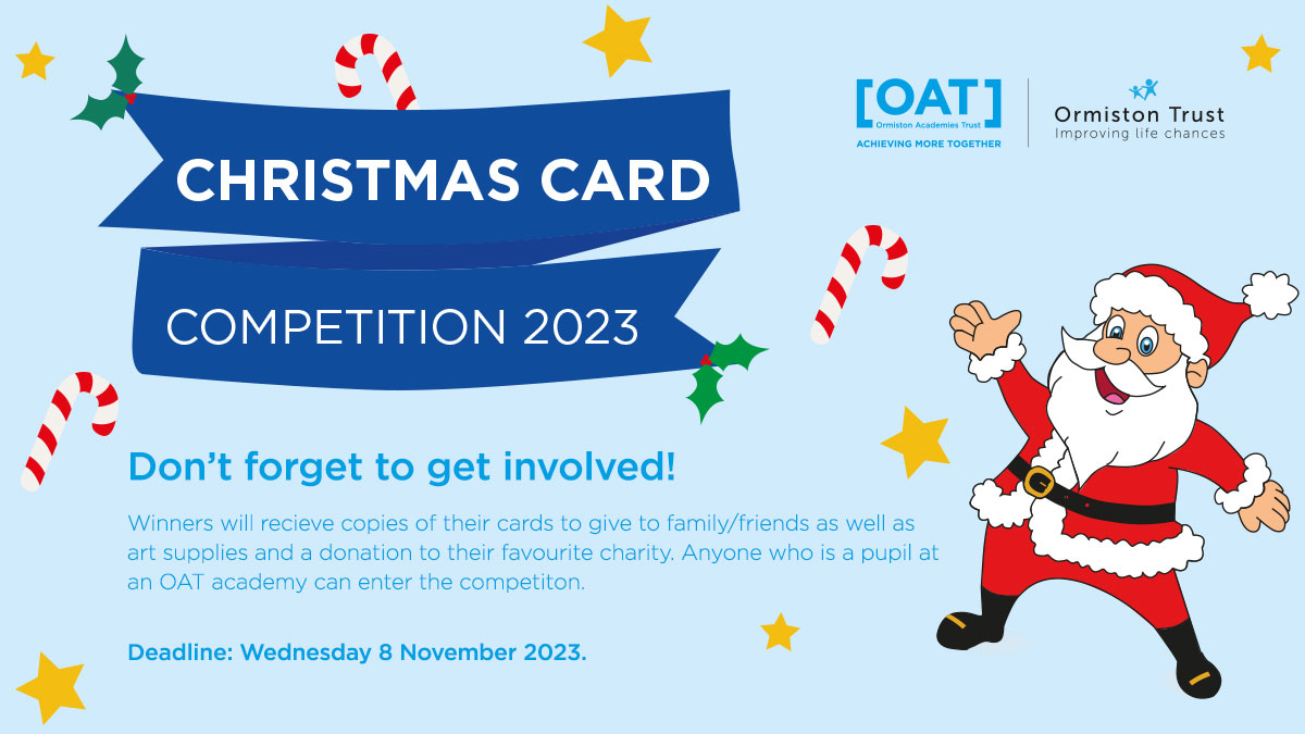 OrmistonAcads (@ormistonacads) on Twitter photo 🤩We've had some fantastic festive designs for our #Christmas card competition.
Thank you <a href="/broadlandhigh/">Broadland High Ormiston Academy</a> @cns_school <a href="/WeEndeavour/">Endeavour Academy</a> <a href="/EdwardWorlledge/">Edward Worlledge Ormiston Academy</a> <a href="/Ormiston_Forge/">Ormiston Forge Academy</a> <a href="/OrmistonHerman/">Herman Academy</a> <a href="/OSCATweets/">Ormiston Sandwell</a> <a href="/TenburyHighOA/">Tenbury High OA</a> <a href="/OrmistonSudbury/">Ormiston Sudbury</a> & <a href="/VictoryAcad/">Victory Academy</a>🎄
Only a few days left #oatfamily!🎅 🤩We've had some fantastic festive designs for our #Christmas card competition.
Thank you <a href="/broadlandhigh/">Broadland High Ormiston Academy</a> @cns_school <a href="/WeEndeavour/">Endeavour Academy</a> <a href="/EdwardWorlledge/">Edward Worlledge Ormiston Academy</a> <a href="/Ormiston_Forge/">Ormiston Forge Academy</a> <a href="/OrmistonHerman/">Herman Academy</a> <a href="/OSCATweets/">Ormiston Sandwell</a> <a href="/TenburyHighOA/">Tenbury High OA</a> <a href="/OrmistonSudbury/">Ormiston Sudbury</a> & <a href="/VictoryAcad/">Victory Academy</a>🎄
Only a few days left #oatfamily!🎅