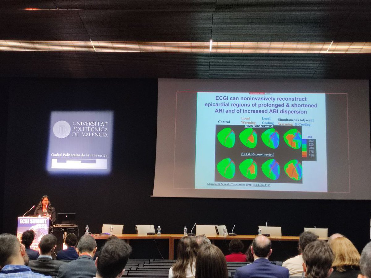 ecgisummit's tweet image. We continue with Session 2: Clinical Applications of ECGI, starting with Ramya Vijayakumar’s talk: Electrophysiologic substrate in congenital long QT
syndrome: noninvasive mapping with electrocardiographic imaging #ECGISUMMIT2023