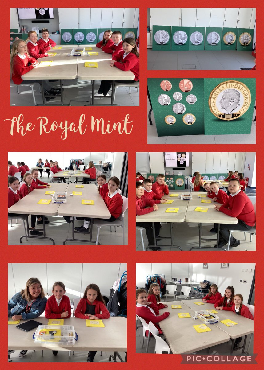 Year 6 have arrived at the <a href="/RoyalMintUK/">The Royal Mint</a> and are very excited to begin their first workshop: Coin Design 🪙