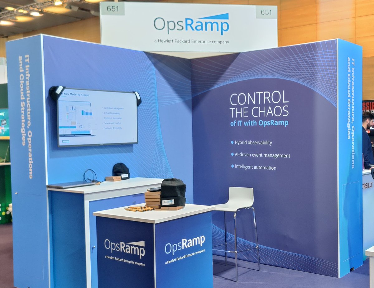 #GartnerSYM and your #Observability #ITOps and #AIOps journey with #OpsRamp and #HPE starts today live at #Barcelona! join us at booth 651 
#HPEGreenLake #HPEServices #HPECompleteCareITOps  <a href="/OpsRamp/">OpsRamp</a>  <a href="/HPE_GreenLake/">GreenLake</a> <a href="/HPE_Services/">HPE Services</a>