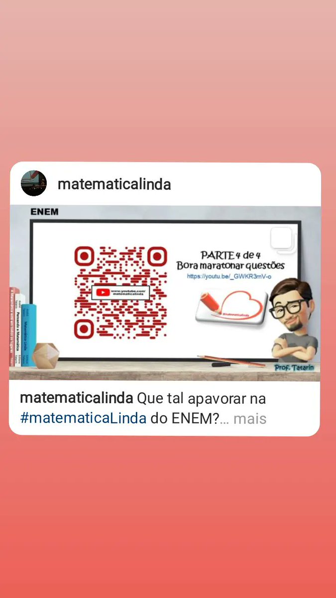 matematicalind1's tweet photo. Que tal apavorar na #matematicaLinda do ENEM?
Pega só esse presentação...

MATERIAL GRATUITO!

#matematicaLinda #andreTatarin #enem #materialGratuito #dicas

https://t.co/Wi3VGZGpHA https://t.co/ithz5XvIkb
