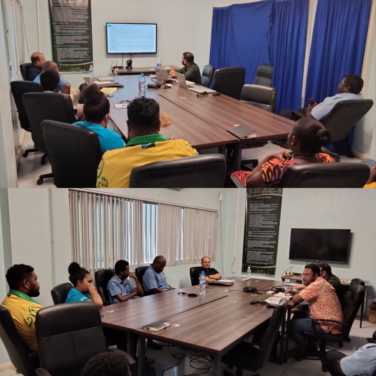 Neo_climate's tweet photo. We were in the #SolomonIslands! Our team recently conducted a validation workshop for the #ClimateChange Department of Solomon Islands, on their First Biennial Update Report. Take a look at the pictures!

#climateaction #climatechangeawareness #unfccc #sustainabledevelopment https://t.co/UePUeZjfxV