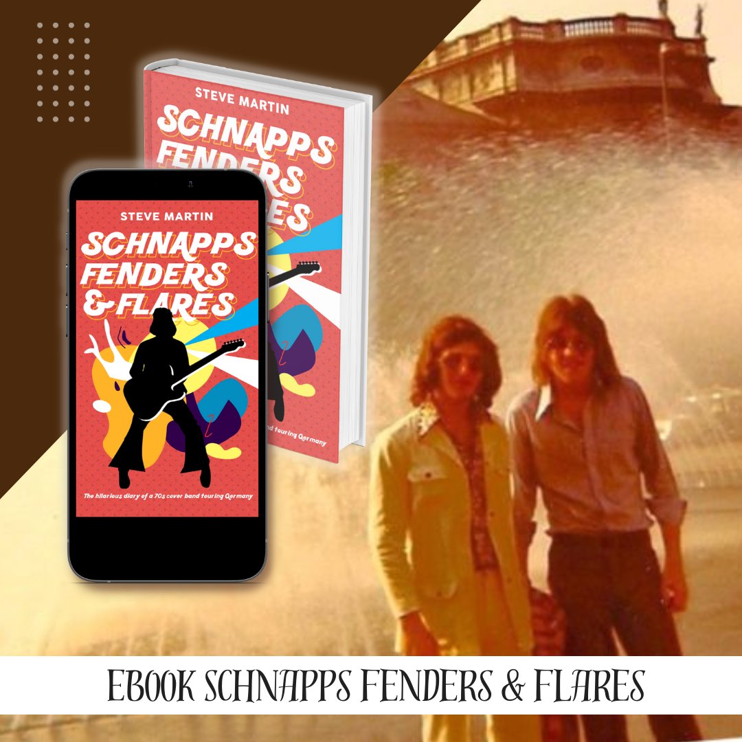 Bookpromo2016's tweet photo. ⭐️Schnapps Fenders & Flares⭐️
Tales of two teenage musicians from Slough.
A #TrueStory about a dance band touring Germany in the #1970s
https://t.co/A9RiWtVMJp
#slough #london #londonmusic #70s #BookReview #biography #memoir #BookRecommendations #musicalband #Germany #booktok https://t.co/OCVF5Qg1Ow