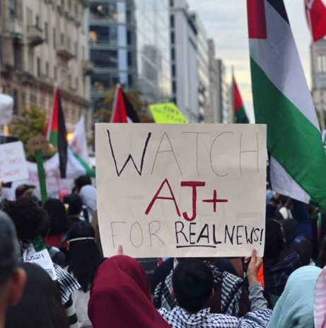 brahimsidirim's tweet photo. من مظاهرة #واشنطن الداعمة لغزة يوم السبت 4 نوفمبر 2023..
#فلسطين #غزة #الجزيرة 
#aljazeera  #AJplus @ajplusarabi @ajplus @ajplusfrancais @ajplusespanol https://t.co/mPCSCykqgE