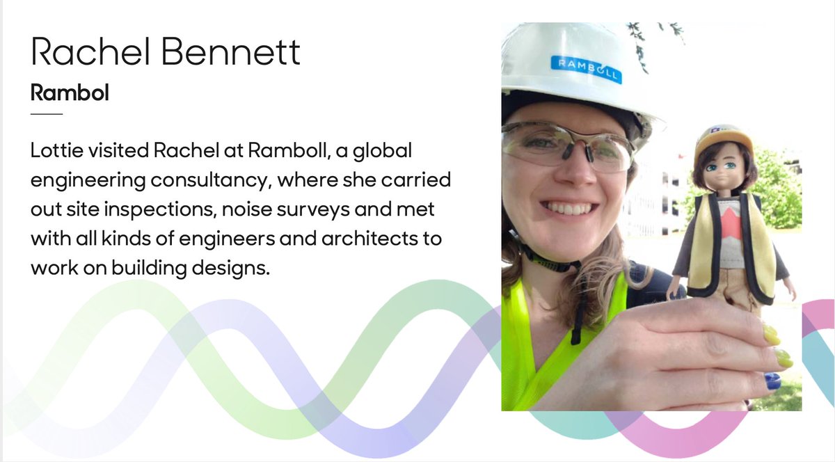 Lottie visited Rachel at Ramboll, a global engineering consultancy, where she carried out site inspections, noise surveys and met with all kinds of engineers and architects to work on building designs. #WESLottieTour #TEWeek23 #AcousticianonaMission #acoustics #sound #noise