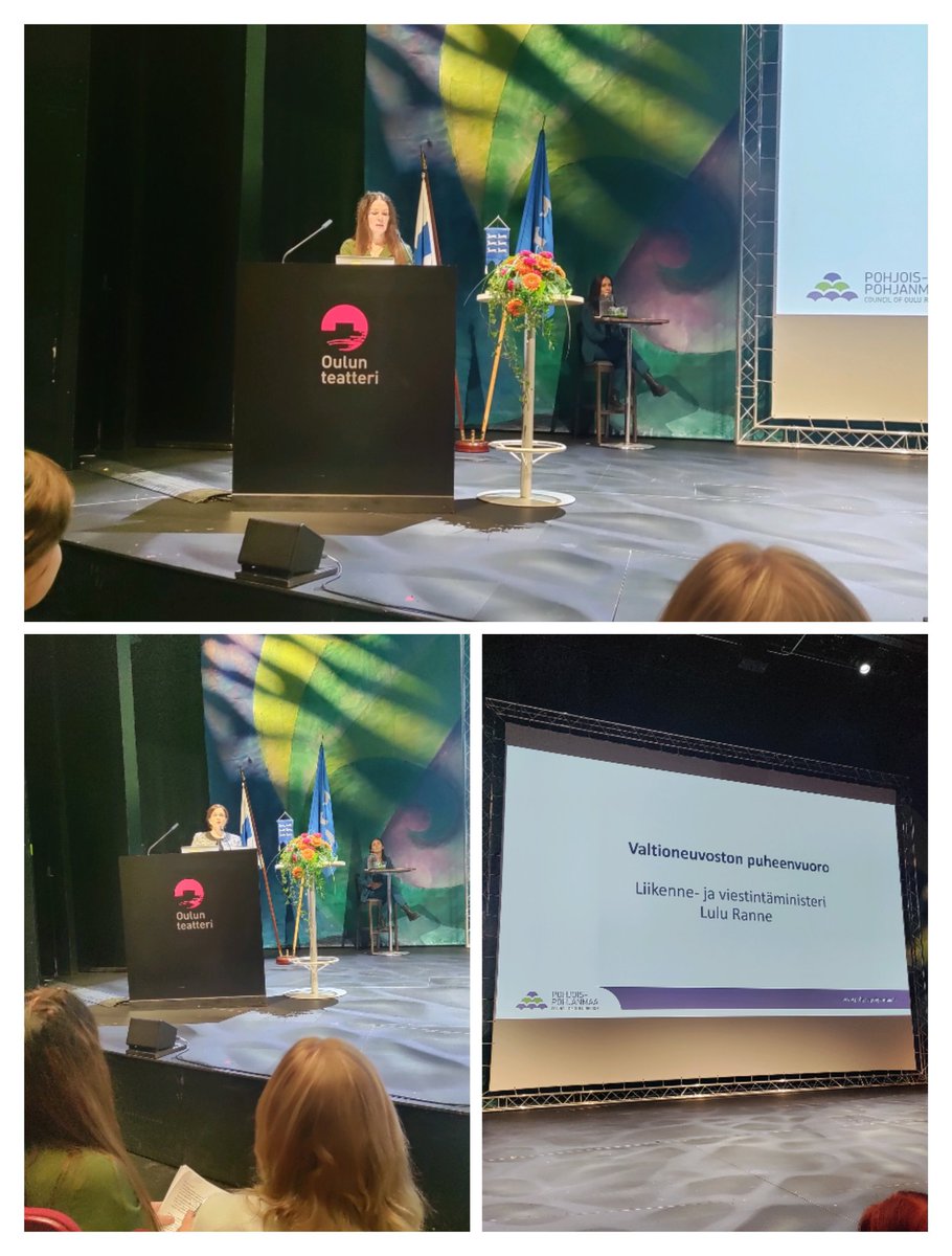 Pohjois-Pohjanmaan maakuntapäivät käynnistyivät <a href="/marileenat/">Mari-Leena Talvitie</a> avauksella. Valtioneuvoston terveiset tuo ministeri <a href="/LuluRanne/">Lulu Ranne</a>. 

Pohjoisella ja Pohjois-Pohjanmaalla on annettavaa koko Suomelle. Yhteistyön merkitys korostuu. Maakuntapäivät hyvä alusta kanssakäymiselle.

<a href="/ppliitto/">Pohjois-Pohjanmaan liitto</a>