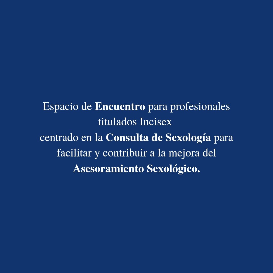 INCISEX's tweet image. 📣También se abre plazo de inscripción para el programa de revisión de consultas de Sexología.
Si eres sexólog@ titulado #Incisex y quieres formar equipo de trabajo entre   profesionales apúntate aquí ⬇️
sexologiaenincisex.com/estudiar-sexol…
O escríbenos a
✉️secretaria@incisex.com