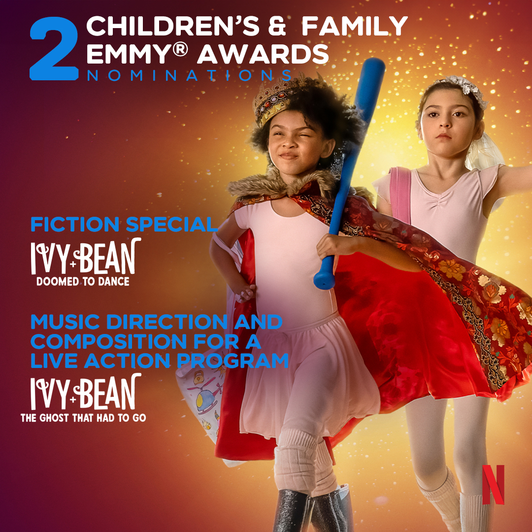 Thrilled to be nominated for the Children's &amp; Family Emmy Awards!